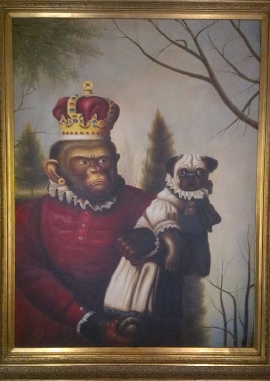 monkey art weird