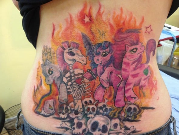 my little pony tattoo