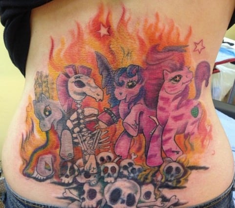 my little pony tattoo