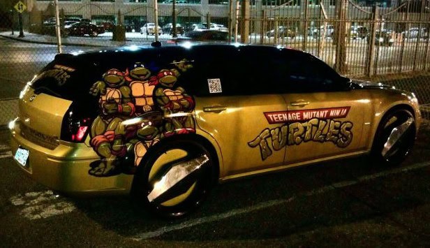 ninja turtles car