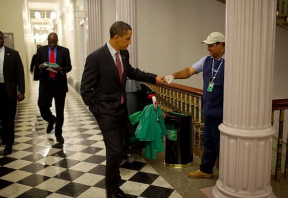 obama janitor pound