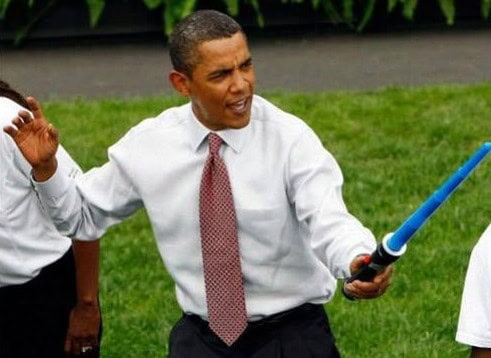 obama lightsaber