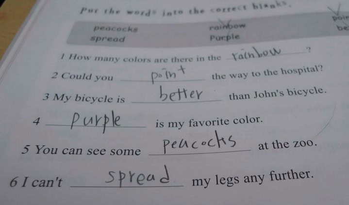 one wrong answer