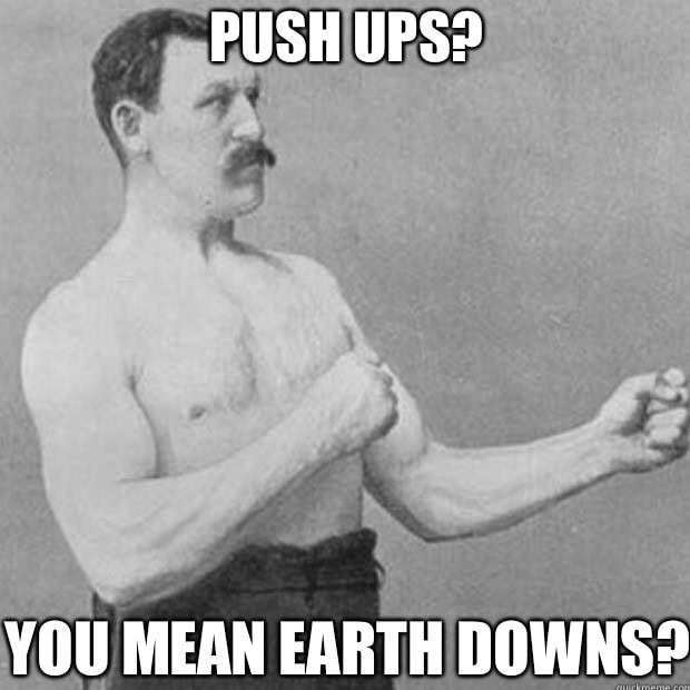 overly manly man