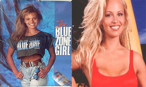 pam anderson blonde