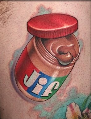 peanut butter tattoo