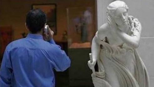 perfect angle statue