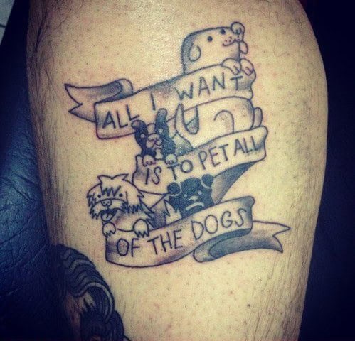 pets dogs tattoo