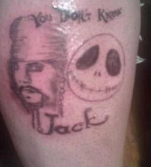 pirates of the carribean tattoo