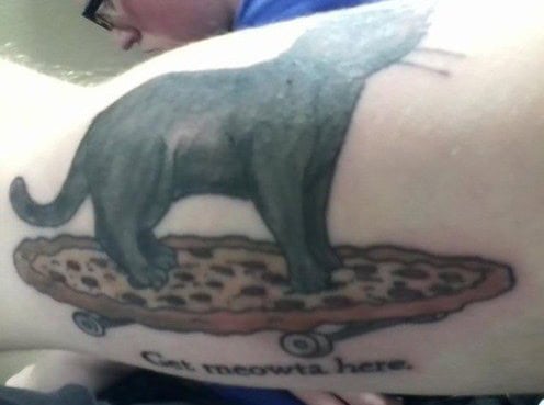 pizza tattoo fail