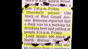 police blotter cats