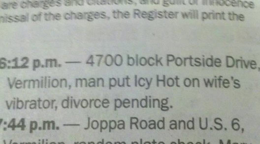 police blotter ellen