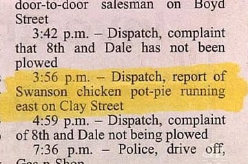 police blotter funniest