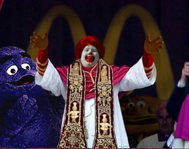 pope ronald mcdonald