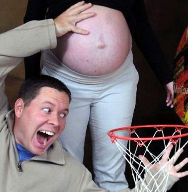 pregnant dunk photo