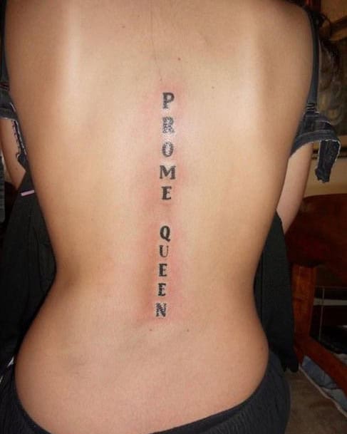 prom queen tattoo