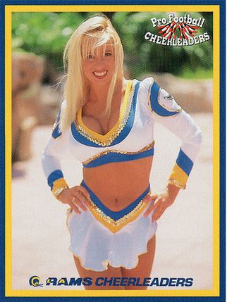 rams cheerleader trading cards