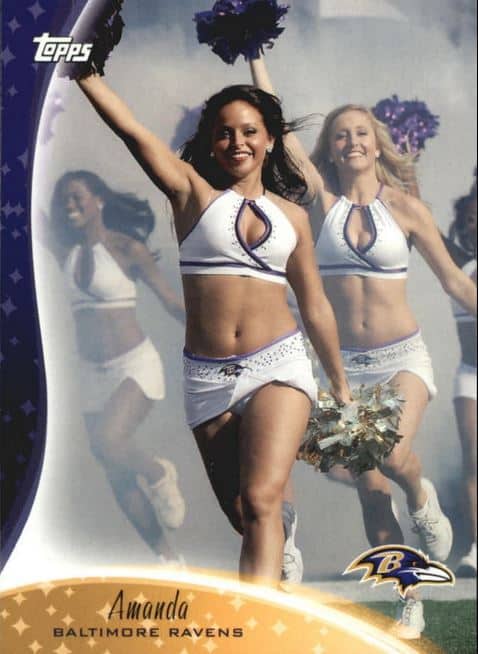 ravens cheerleader cards