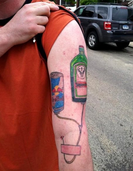 red bull tattoo