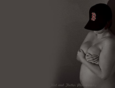 red sox fan glamour shot