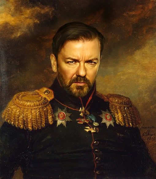 ricky gervais painting