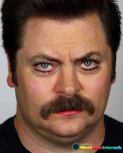 ron-swanson-makeup