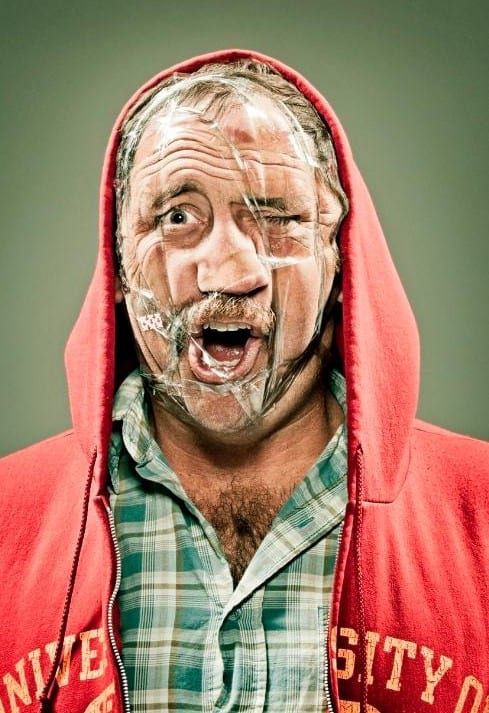 scotch tape face