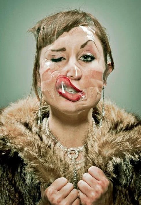 scotch tape face pics