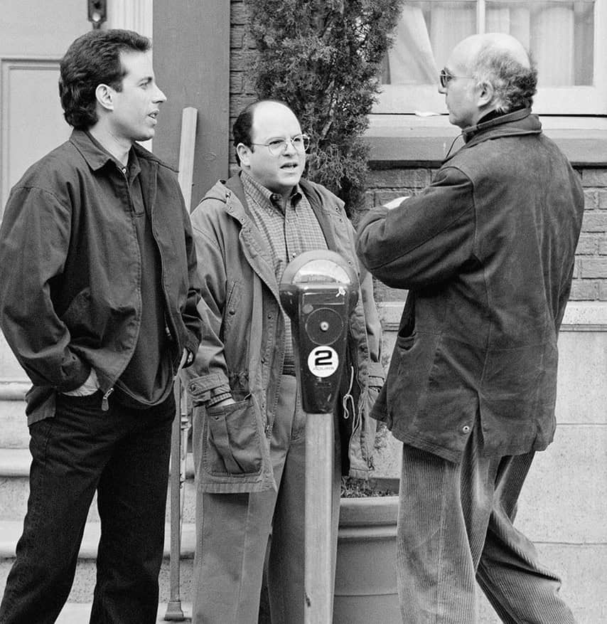 seinfeld on set