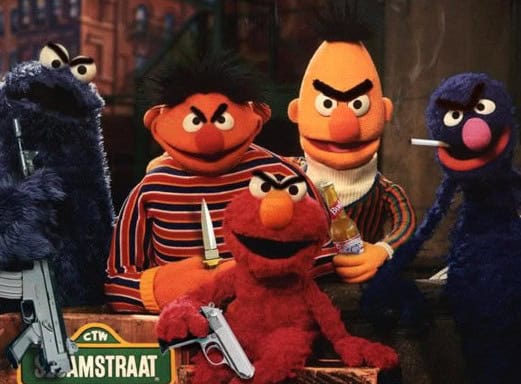 sesame street scary