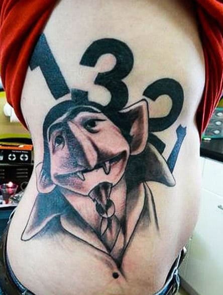 sesame street tattoo