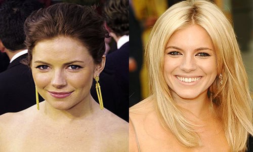 sienna miller brunette