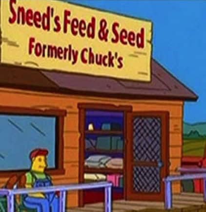 simpsons sign pictures