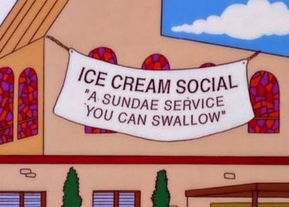 simpsons signs funny