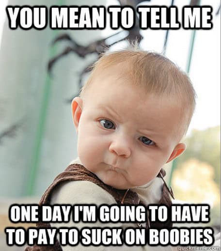 skeptical baby