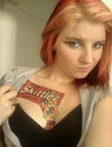 skittles tattoo