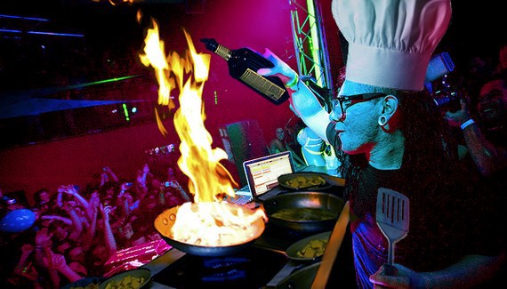 skrillex cooking show