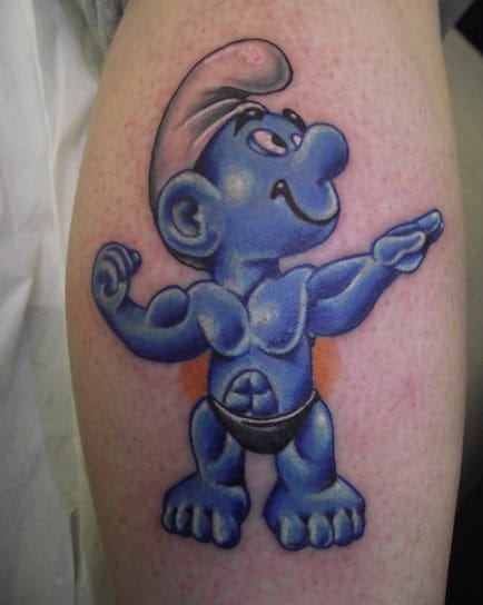 smurf tattoo