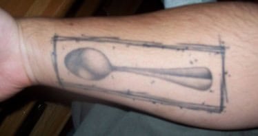 spoon tattoo