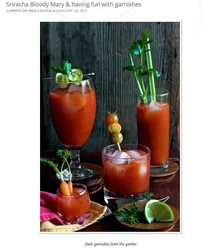 sriracha bloody mary
