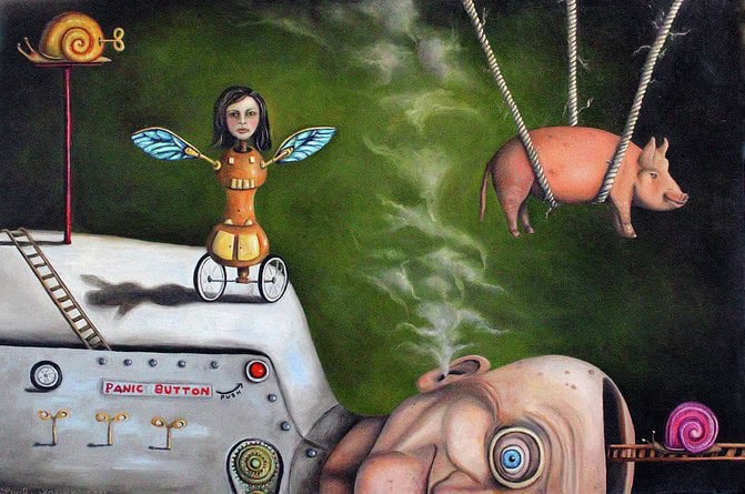 strange painting