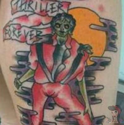 thriller tattoo fail