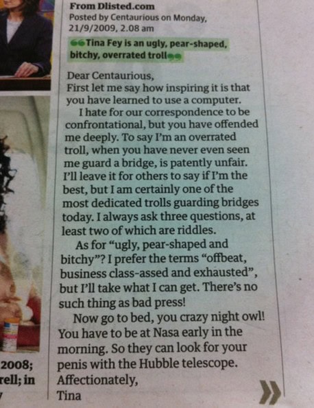 tina fey rules
