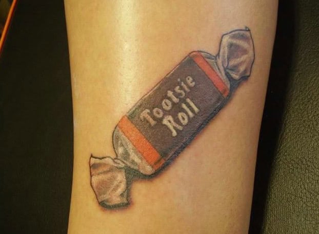 tootsie roll tattoo
