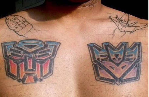transformers tattoos