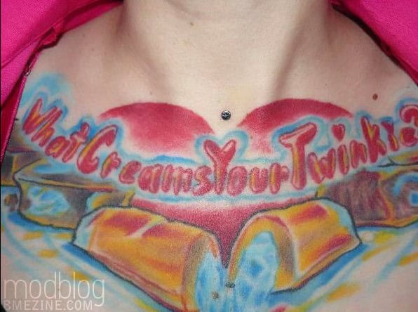 twinkies tattoo fail