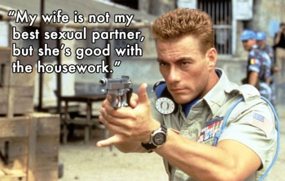 van damme sexist