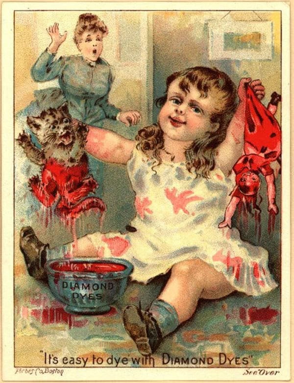 vintage creepy ads