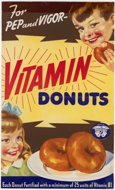 vintage donut ads