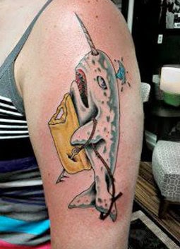 whale twinkie tattoo